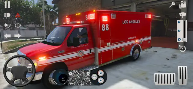 Ambulance City Car Simulator – Los Angeles Paramedic