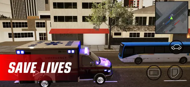 Emergency Rescue ambulance